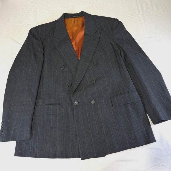 Vintage Stanley Blacker 2 Piece Suit Made in USA Classic‎ Men's Size 40R 38X29 - Picture 3 of 11
